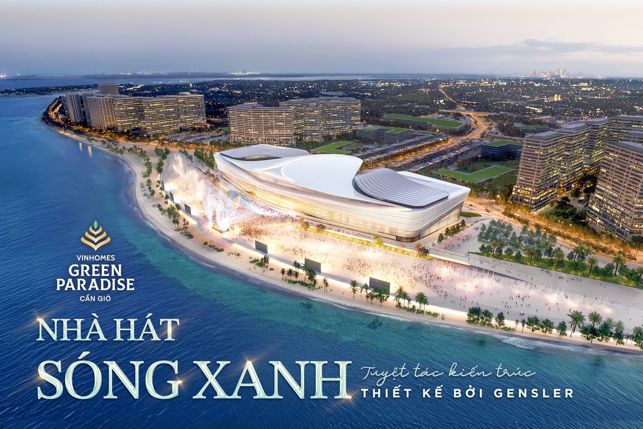 nhà hát sóng xanh blue waves theatre